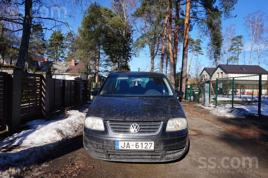 Pārdodu minivenu VW Touran 2.0 Tdi 100 kW/136 ZS labākais, ekonomiskākais un