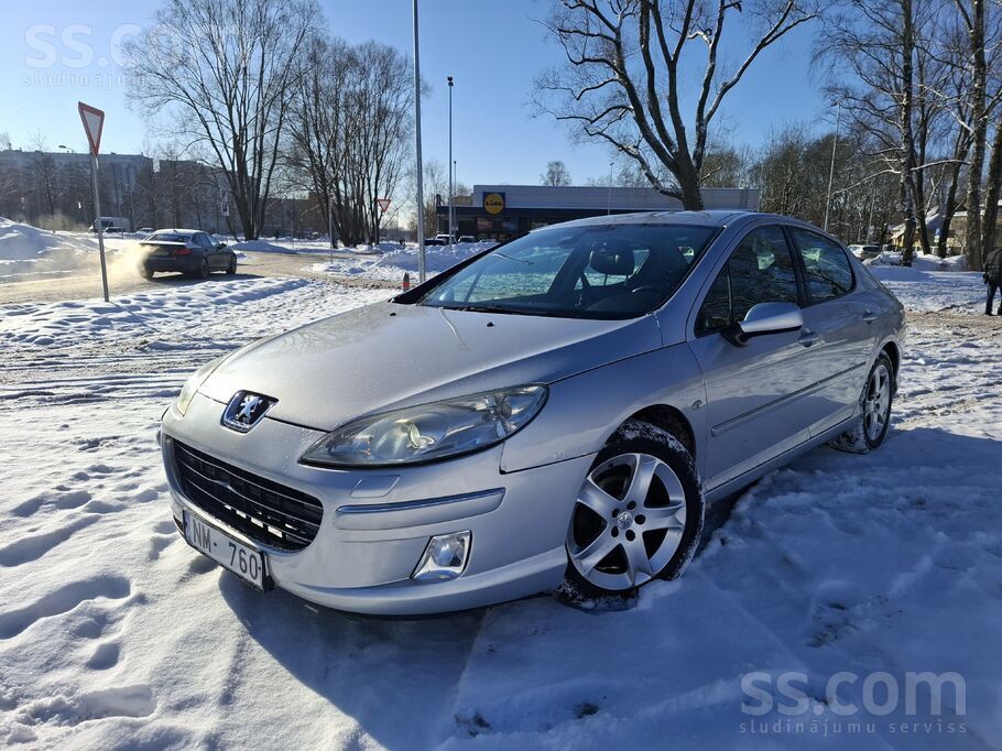 Pardodu Peugeto 407 auto laba stavokli gan tehneski R17 diski auto laba komp