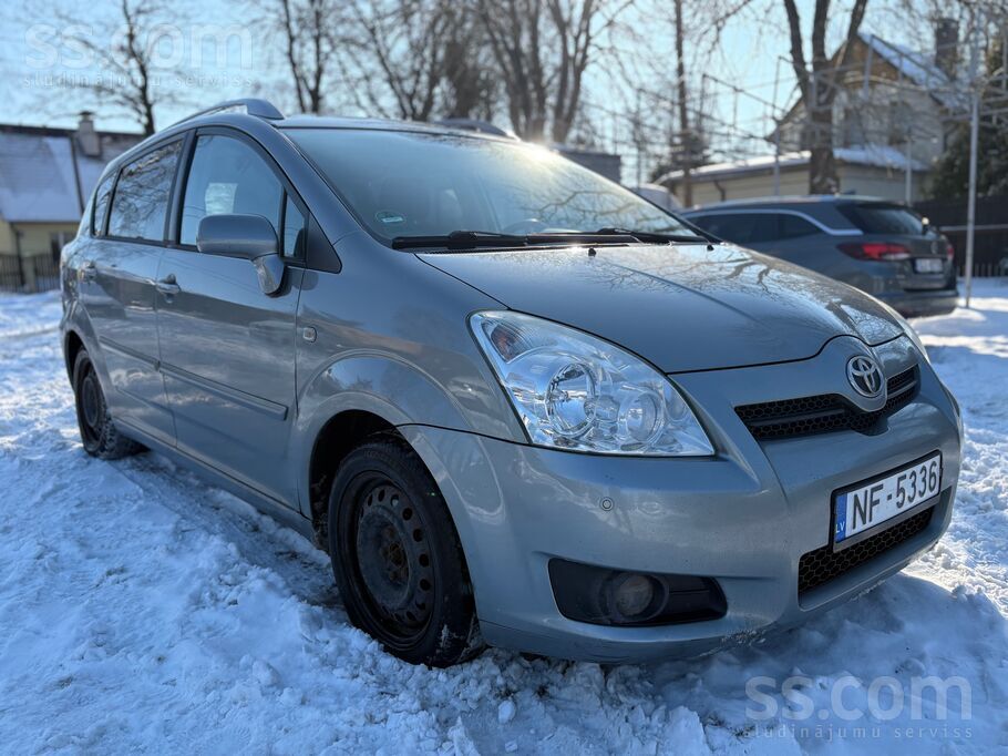 Toyota Corolla Verso
-277772km
-Laba tehniskā un vizuālā stāvoklī.
-Dzin