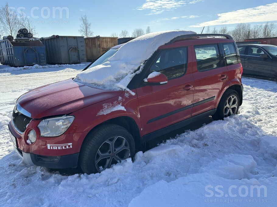 Skoda Skoda yeti 2.0d 81kw motors un atrumkarba ar sajug