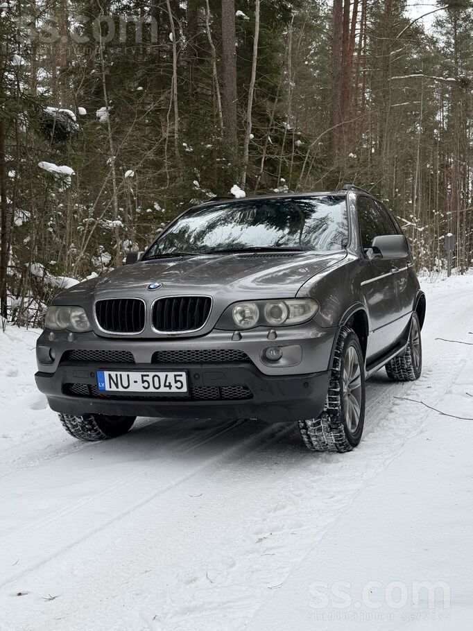 Pārdodu BMW X5 3.0d, 160kw/ 218hp viens no labākajiem motoriem. Labā tehnisk