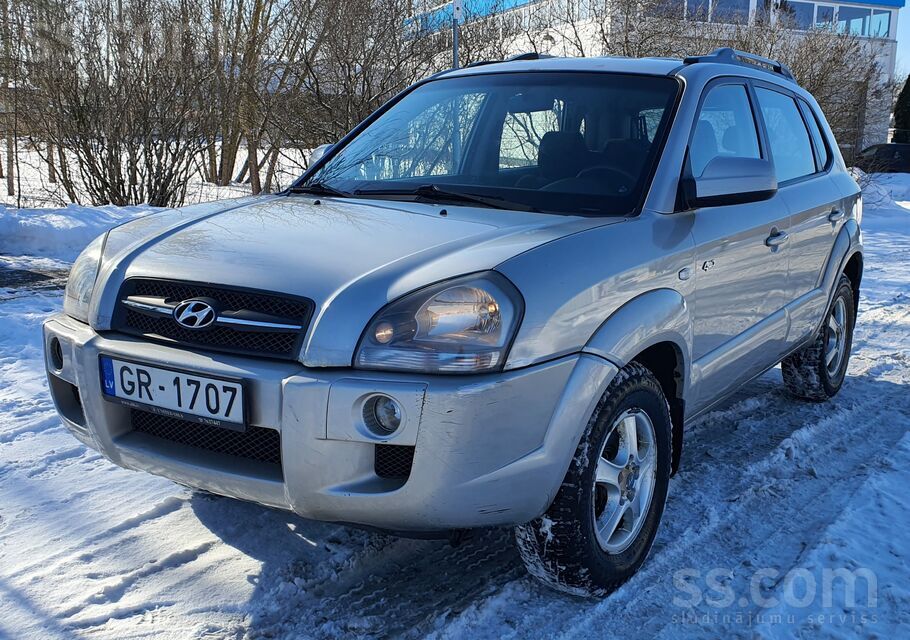 Tucson. Benzins. 4X4. 2.0i 104kW. 2007г. Только пройден ТО. Новые тормозные