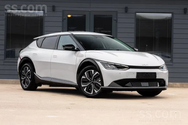 Kia Ev6 ar lielāko akumulātoru 77 kwh un vienu no pilnākām komplektācijām, 2