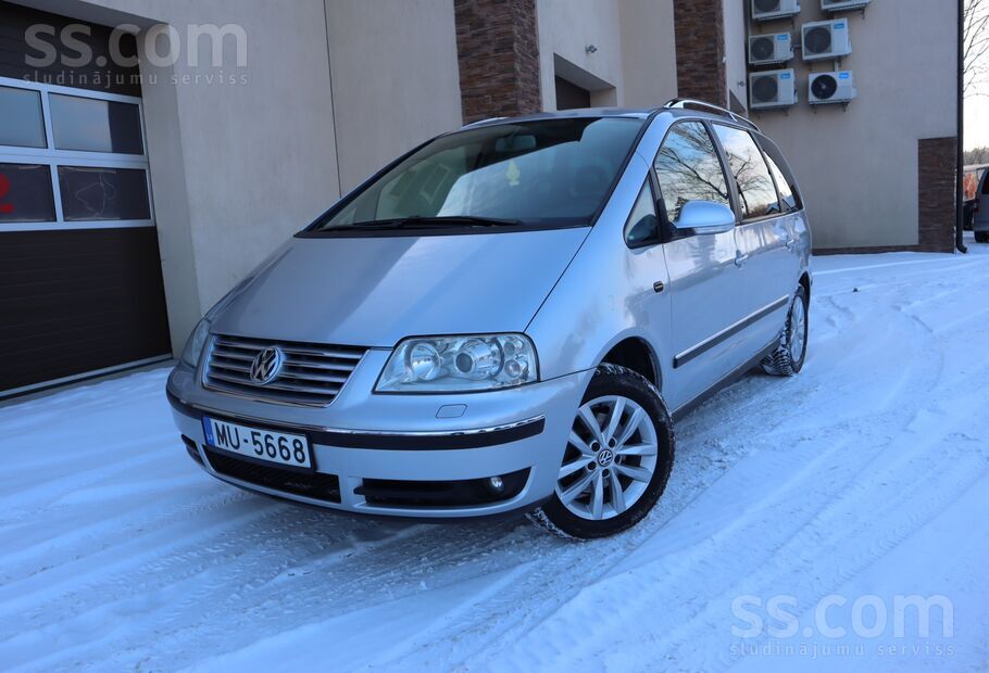 Volkswagen VW Sharan, 1.9 Tdi, Facelift, Manuālis, 7vietīgs, 