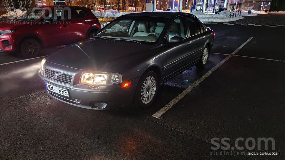 Volvo S80 2.5T 154kw, brauc diezgan labi un patikami nes