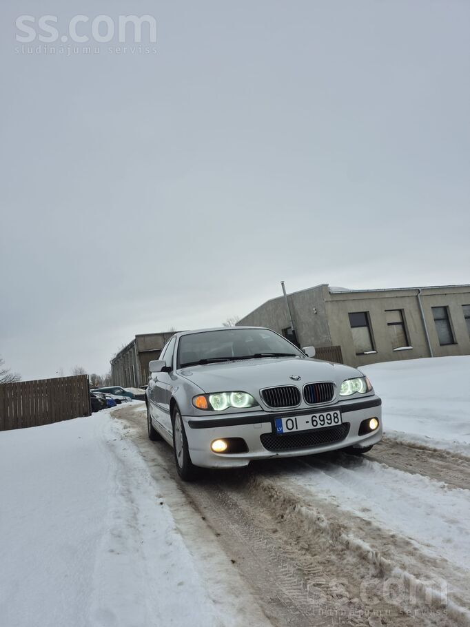 BMW Tirgoju E46 320i M54B22, 125 kW. Oem bamperi no rū