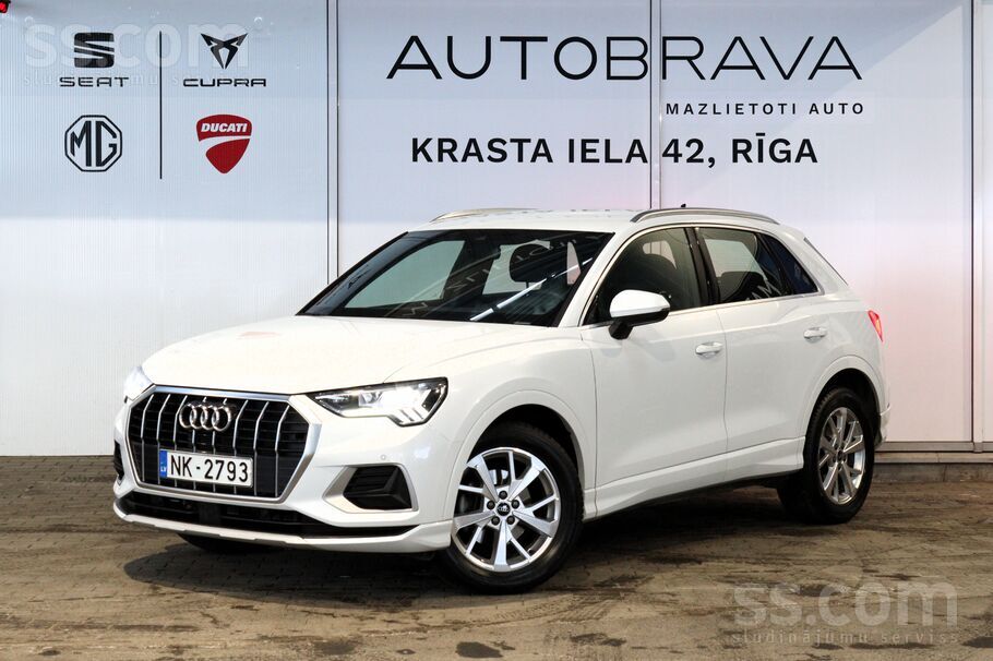 Piedāvājam Audi Q3 35, 1.5Tfsi benzīna dzinējs. 110Kw/150Zs. Automātiskā pār