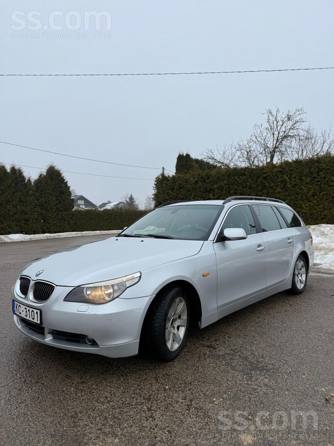 BMW 525d 130kw jauna TA 24.02.2027, manuāla atrumkārba