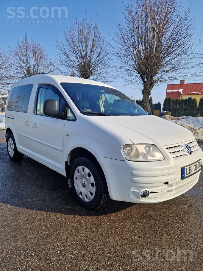 VW Caddy 2010.gads, jauna TA, ar labo 1.9 Tdi dīzeļdzinēju 77kw(105zs).