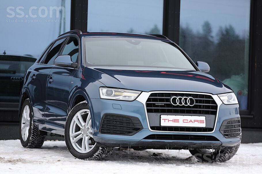 Audi Q3 S-Line Quattro, 2.0 Tdi, 150 ZS, Stronic 7 ātrumu automātiskā kārba.