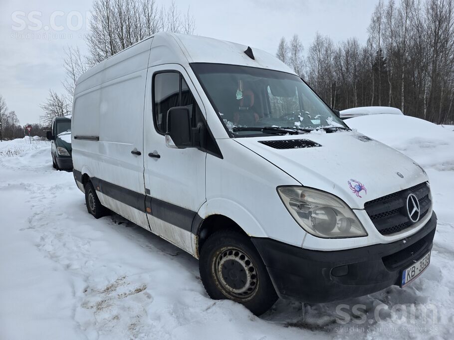 Tirgojas sprinteris pilna darba kartiba, vis strādā. Sēdies un brauc ieguldī