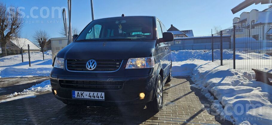 Volkswagen T5 Multivan 2.5td 128kw, Ceļa nodoklis nomaksāts, 