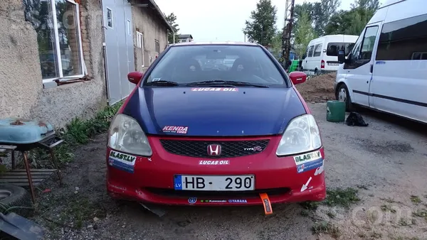 Honda Laika trūkuma dēļ tiek pārdots Honda Civic Ep3 1.6