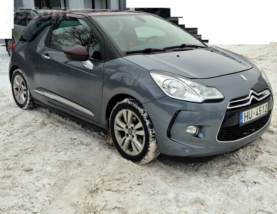 Pardod Citroen Ds3, 2011gada decembris, 1.6 benzins, deriga tehniska apskate