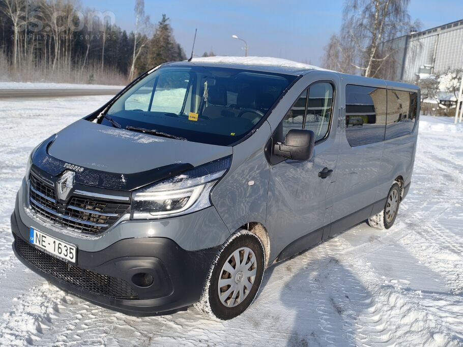 Pārdodu Renault Trafic Long 23.06.2020. 2.0 diz. 107 kW. TA līdz 04.06.2027.