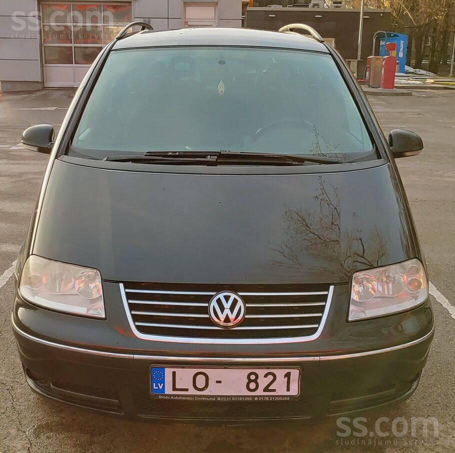 Volkswagen Pārdod VW Sharan, 2007. gads. Uzlikts/nomainīts ja