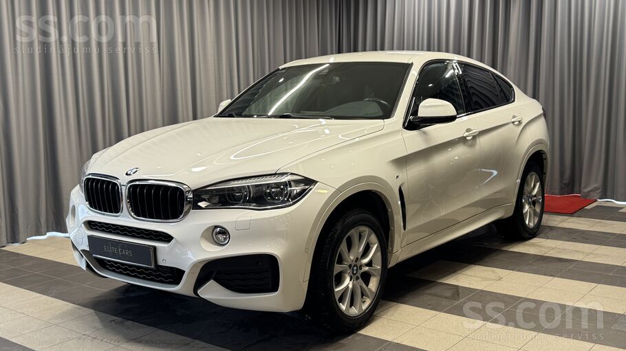BMW Garantija. BMW X6 30d xDrive 190kw/258zs, M Sport.