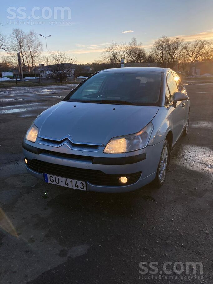 Pārdodu Citroen C4 1.6 (80kw) benzīns / gāze, manuālā ātrumkārba. Oriģināls