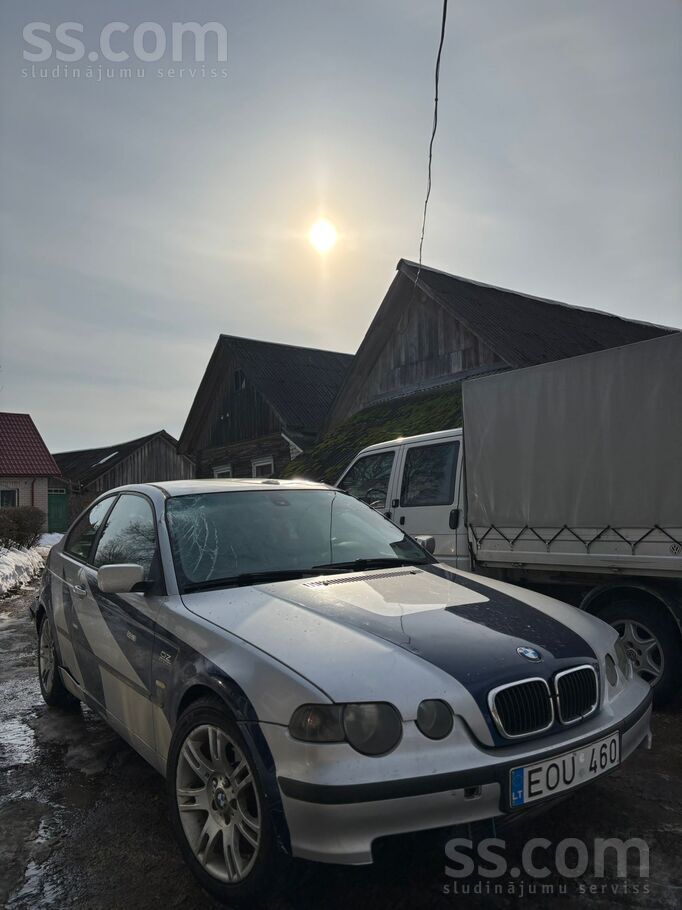 Pardodas BMW e46 compact ar 2.0d 110kw metinats reduktors, taisna izplūde, s