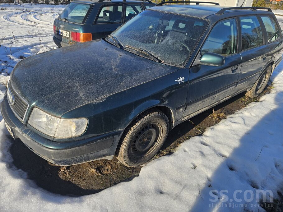 Pārdodu Audi 100 Quattro ar 2.8 benzīna motoru. Kopumā stāvoklis ir ok - rūc