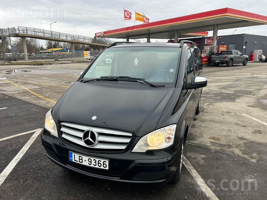 Uzņēmums pārdod Mercedes-Benz Viano lieliskā stāvoklī – ietilpīgs, komfortab