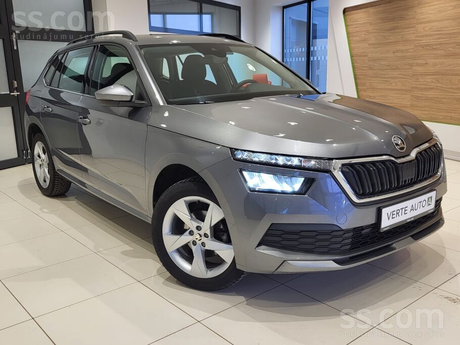 Škoda Kamiq Ambition 1, 0 Tsi 81kW a/t 7-p. Dsg
Rūpnīcas garantija līdz 12/