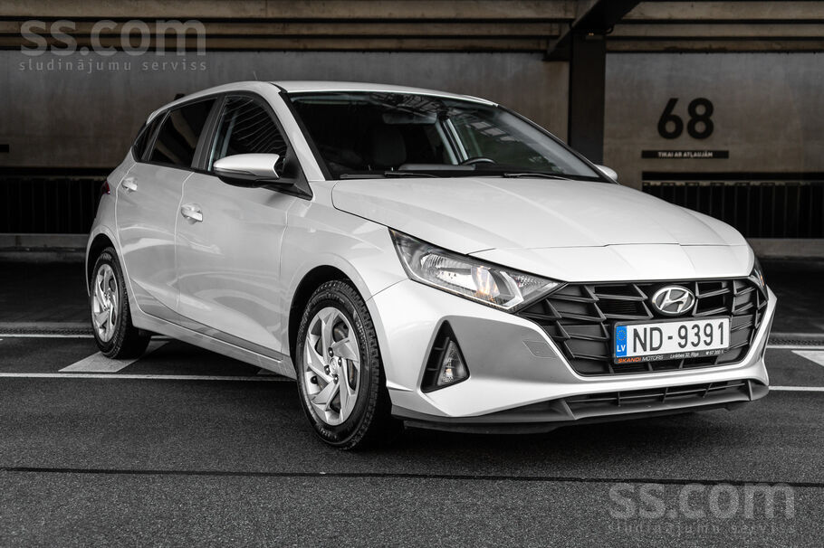 Hyundai I20, 1.2 62kW / 84zs, ar Pvn 21%, rūpnīcas garantija bez nobraukuma