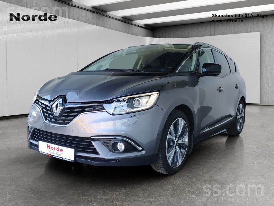 Renault Grand Scenic 7 vietas Automāts Mazs nobraukums.
Oficiālais Nissa