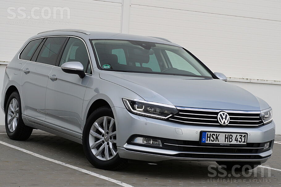 Volkswagen No Vācijas. VW Passat B8 "Highline" 2.0Tdi 110kw. 