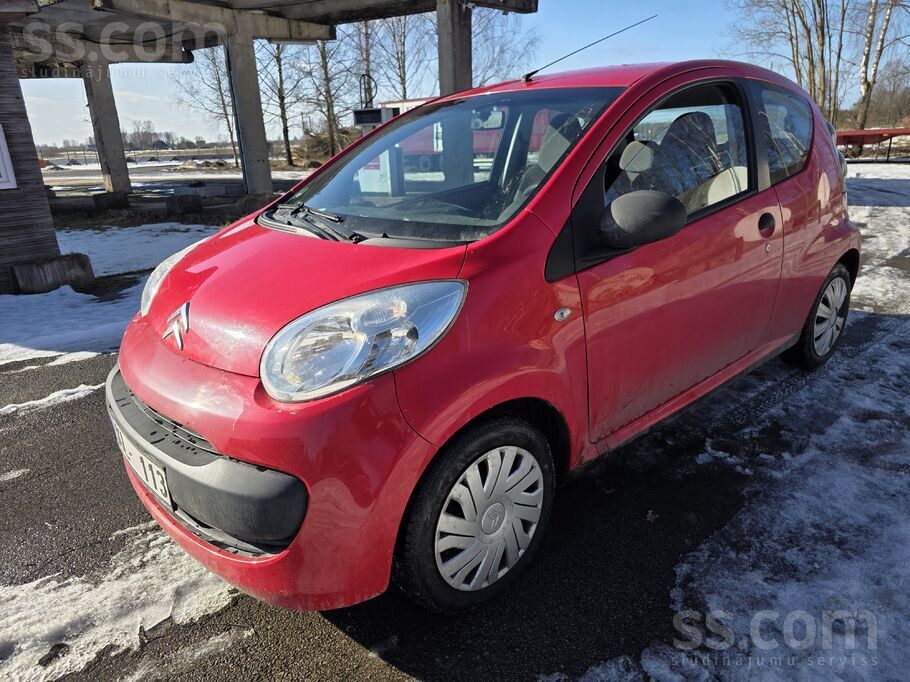Citroen C 1.0(50kW) petrol, manuālā pārnesumkārba. 
Labā tehniskā stāvoklī.