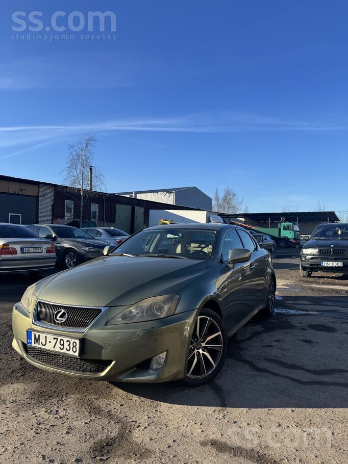 Bez TA
Lexus Is250 2006
Jāmetina aizmugurejo dalu piekares un virabuves, l
