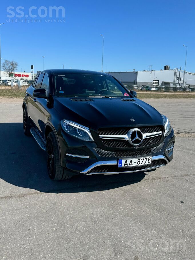 Mercedes-Benz Gle 350 d 4Matic 3.0 dīzelis, 9G-Tronic, melns. Pārdodu koptu