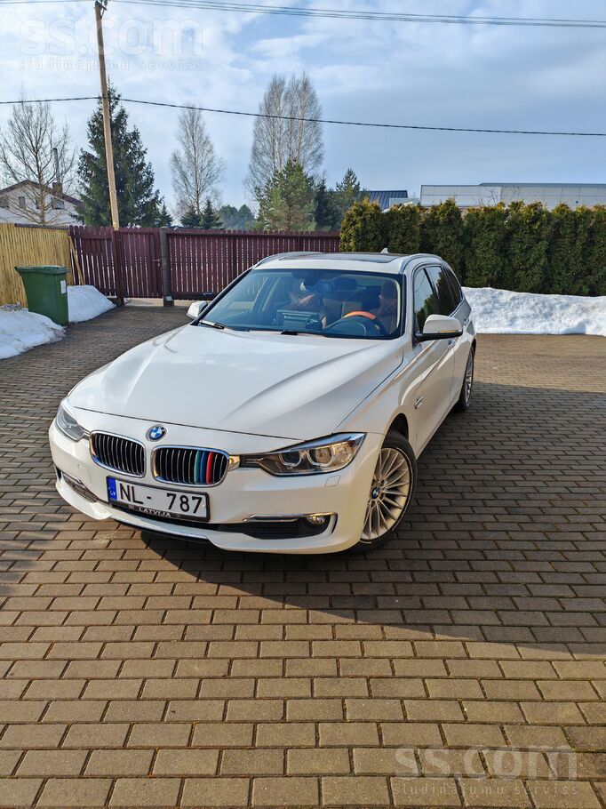 BMW Piedāvāju iegādāties balto pērli BMW 318d (2013.ga