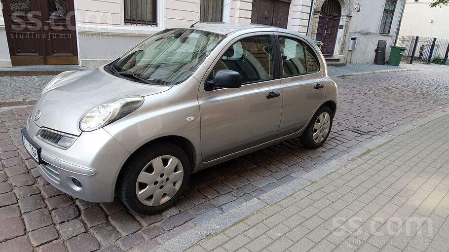 No Vācijas ievests Nissan Micra 1.5 dCi, 63Kw/86Zs, facelift modelis, piekab