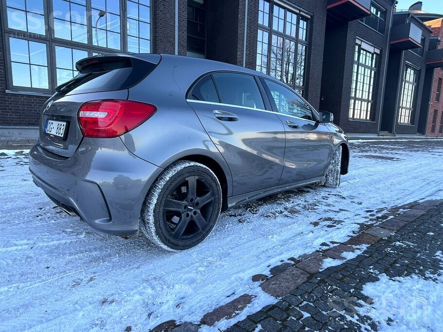 Mercedes Auto ar sportisku izskatu un labu komplektāciju, ļ