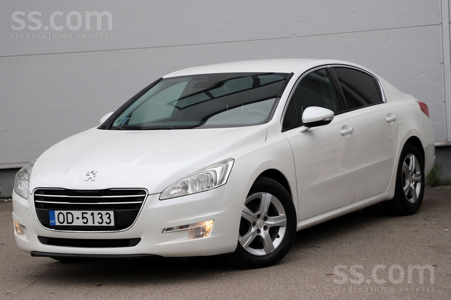 Peugeot 508 1.6d 82kw 2011g izl. Svaiga tehniskā apskate / Baltā pērle / Aut
