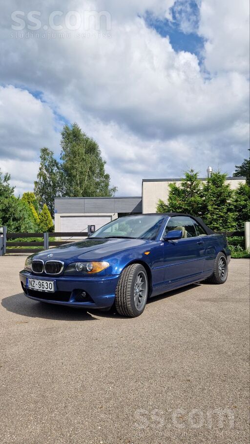 BMW Tiek pārdots BMW E46 kabriolets Mysticblau metālis