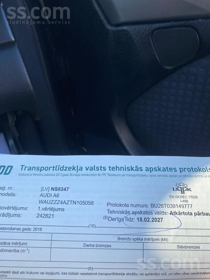 Audi Pardodu. Vis laba darba kartiba. 