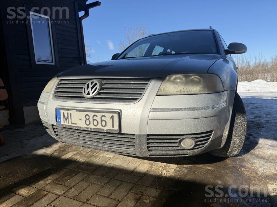 Volkswagen 1.9tdi 96kw 6kpp b5+ nodoklis nomaksats pilna apme