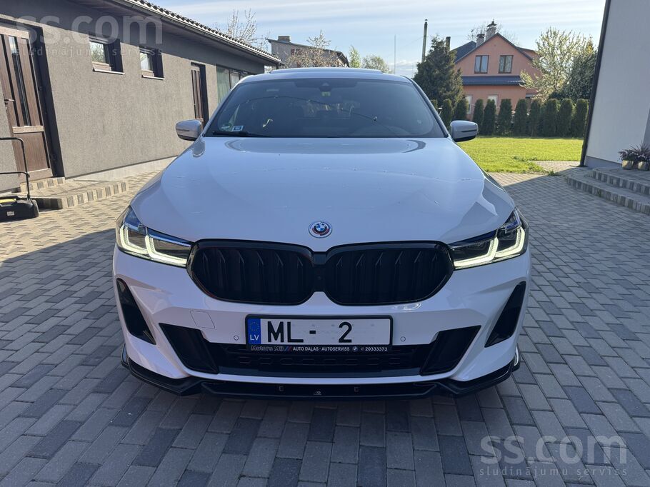 M Sport BMW G32 6. sērija Gran Turismo 620d ir luksusa klases 5-durvju hečbe
