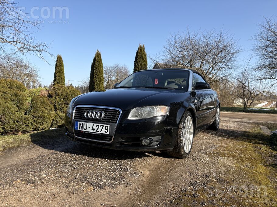 Pārdodu audi a4 2.0d cabrio. Labā tehniskā un vizuālā stāvoklī. Pirms diviem
