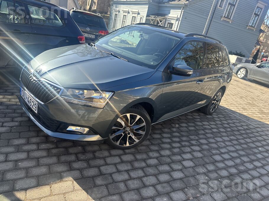 Tirgošanā lieliska mašīna, Škoda Fabia Universālis ar 1.0 benzīna dzinēju, u