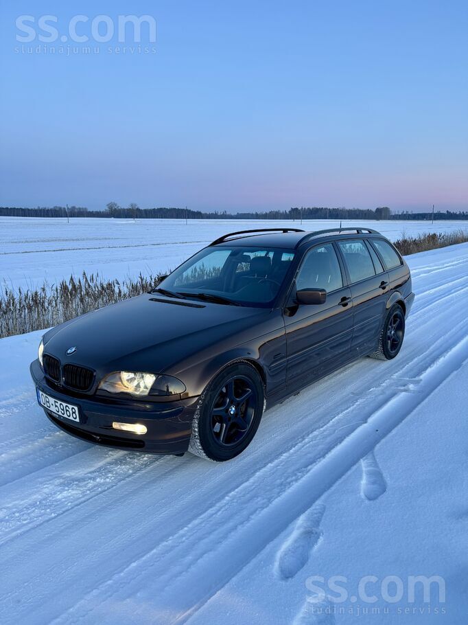 BMW BMW 330d E46 3.0d M57 (135 kW). Motors rūc klusi, 