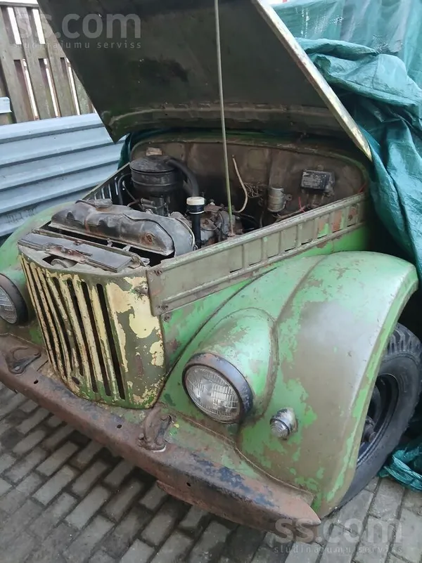 Gaz Gaz 69 originals motors kārba braucoš div durvju b