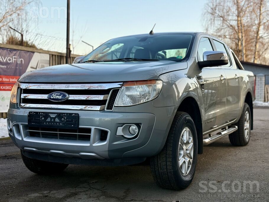 Ford 3.2 l, Dīzelis 147 kw, 4x4, kravas kaste ar vāku,