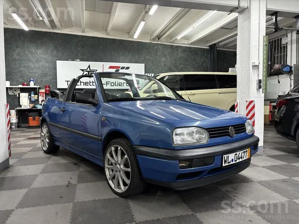 Volkswagen Tikko no Vācijas. Golf 3 Cabrio. Paspēsi izbaudīt 