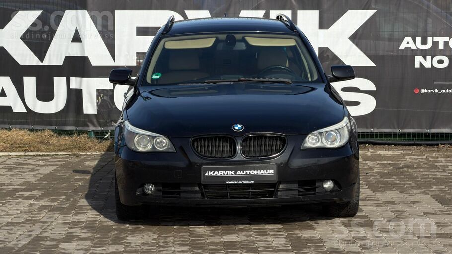 BMW BMW 530d labā tehniskā un vizuālā stāvoklī. 160kW/