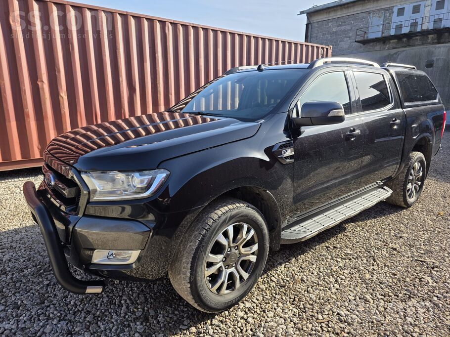 Ford Ranger 3.2d Wildtrack 4x4 ТA līdz 11.2026 Slēgtā kravas kaste. Visas ap
