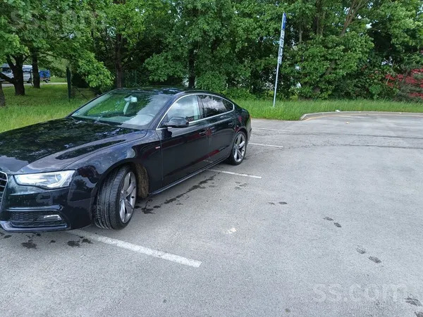 Audi Pardodu šo 2010. audi a5 sportback pilna sline