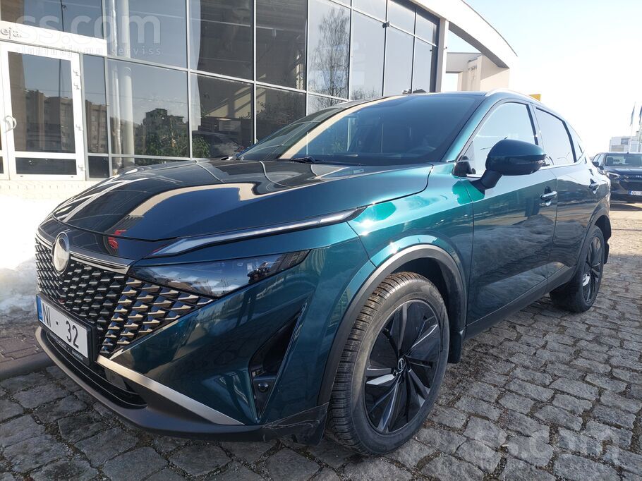 Nissan Qashqai 1.3 Mhev 158zs, benzīns, 2Wd, komplektācija Tekna.
Jauda: